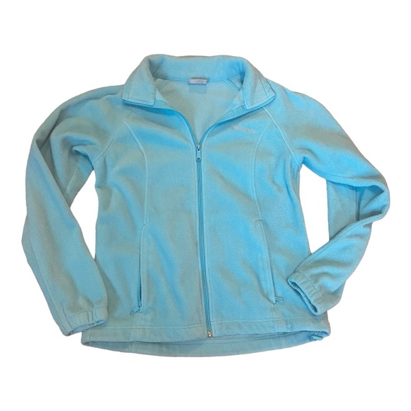 Columbia Aqua Blue Zip Front Jacket - Picture 11 of 15